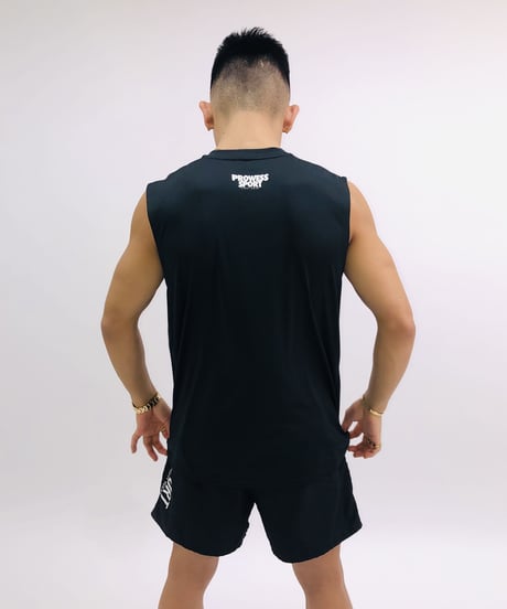 N-LOGO DRY Sleeveless (Black)