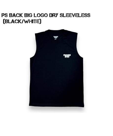 PS BACK BIG LOGO DRY Sleeveless/(Black/White)