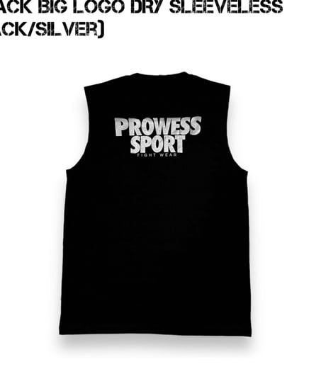 PS BACK BIG LOGO DRY Sleeveless (Black/Silver)