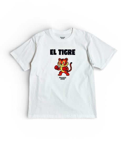 PROWESS SPORT × EL TIGRE T-shirt  (BLACK) and (WHITE)