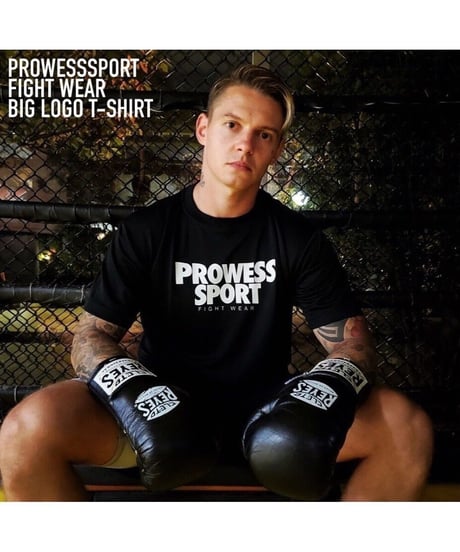 PROWESS SPORT BIG LOGO DRY T-shirt(BLACK)kids〜adluts