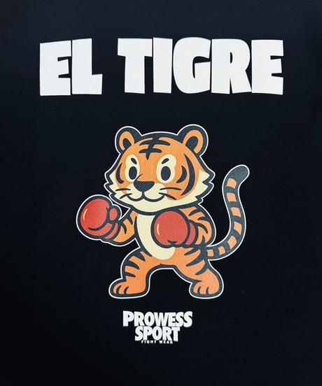 PROWESS SPORT × EL TIGRE T-shirt  (BLACK) and (WHITE)