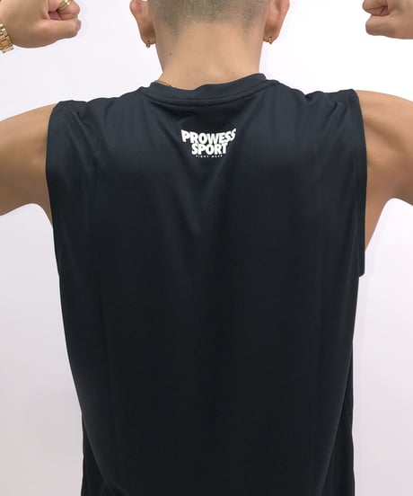 N-LOGO DRY Sleeveless (Black)