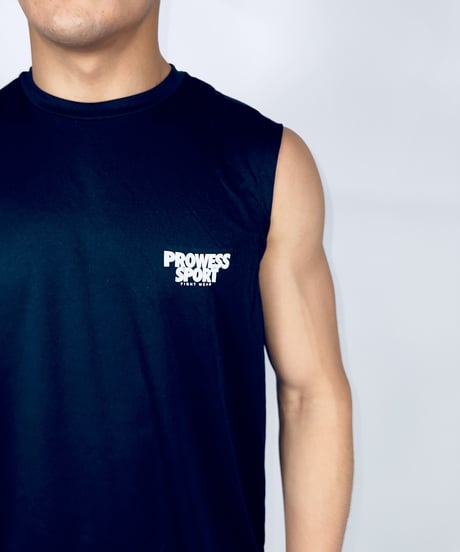 PS BACK BIG LOGO DRY Sleeveless/(Black/White)