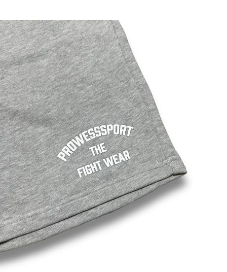 PS THE  FIGHT WEAR SWEAT SHORTS ( GRAY/White.Silver)