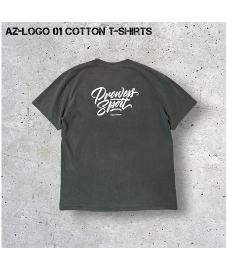 AZ-LOGO 01 COTTON100  T-shirts (Vintage Black)