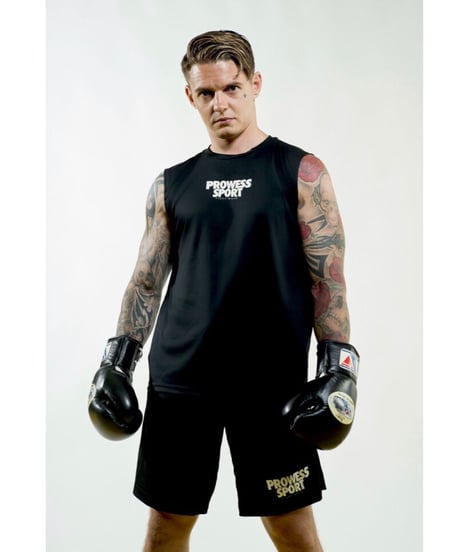 PROWESS LOGO DRY  Shorts（BLACK/White）kids〜adluts