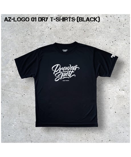 AZ-LOGO 01 DRY T-shirts (BLACK)