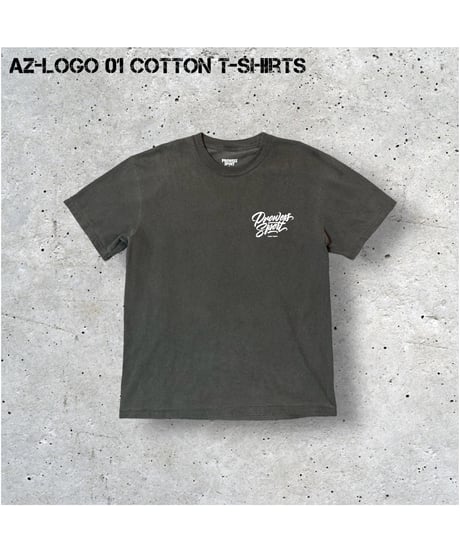 AZ-LOGO 01 COTTON100  T-shirts (Vintage Black)