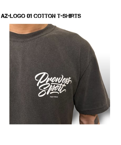 AZ-LOGO 01 COTTON100  T-shirts (Vintage Black)