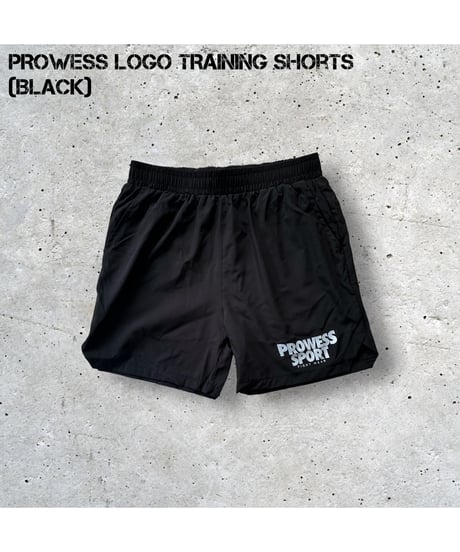 PROWESS LOGO TRAINING Shorts (BLACK)