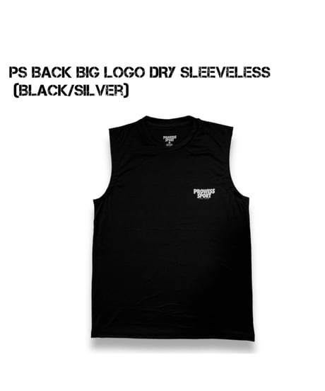 PS BACK BIG LOGO DRY Sleeveless (Black/Silver)