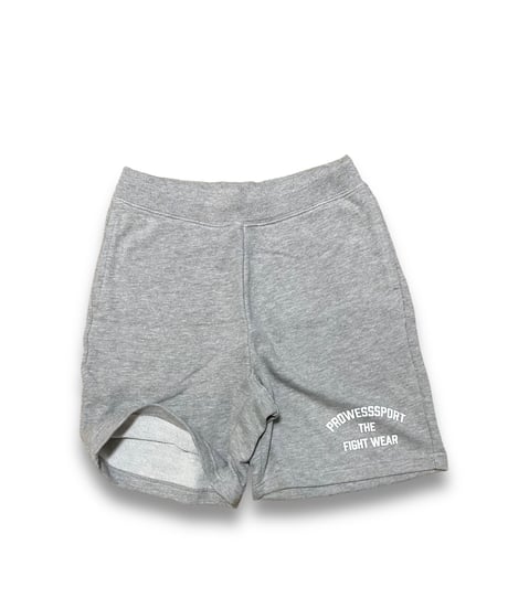 PS THE  FIGHT WEAR SWEAT SHORTS ( GRAY/White.Silver)