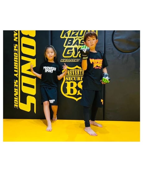 PROWESS LOGO DRY  Shorts（BLACK/White）kids〜adluts