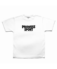 PROWESS SPORT BIG LOGO DRY T-shirt(White)kids〜adluts