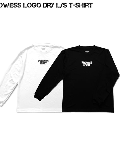 PROWESS LOGO DRY L/S T-shirt (White)