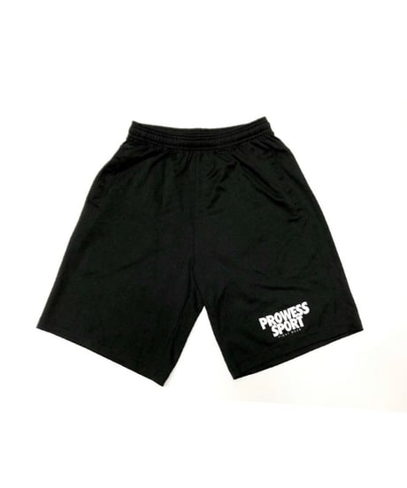PROWESS LOGO DRY  Shorts（BLACK/White）kids〜adluts