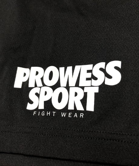 PROWESS LOGO DRY  Shorts（BLACK/White）kids〜adluts