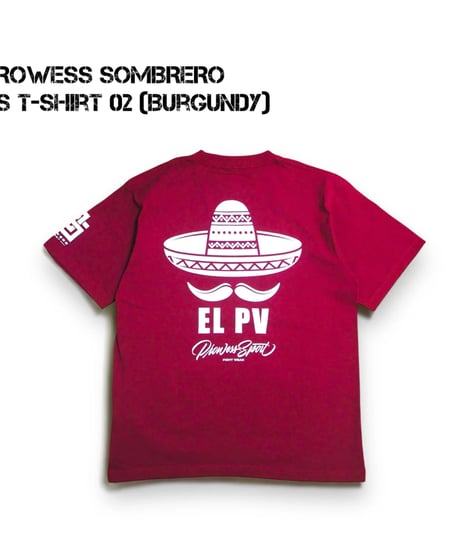 PROWESS SOMBRERO SS T-shirt 02 (Burgundy)