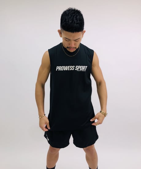 N-LOGO DRY Sleeveless (Black)