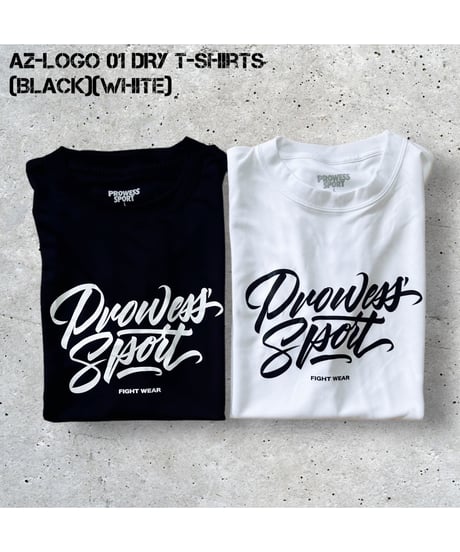 AZ-LOGO 01 DRY T-shirts (BLACK)