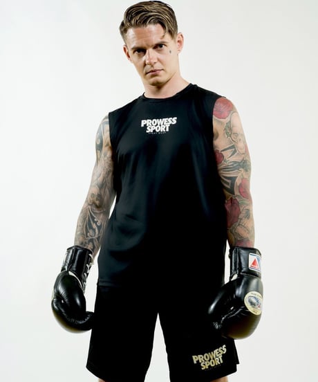 PROWESS SPORT LOGO DRY Sleeveless (Black)