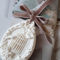 アロマストーン(鳥かご)&アロマワックスサシェ | Leaflower's