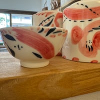 【全国発送】Lin sieii の手描き台湾磁器・一点もの・受注生産・小鉢・おちょこ