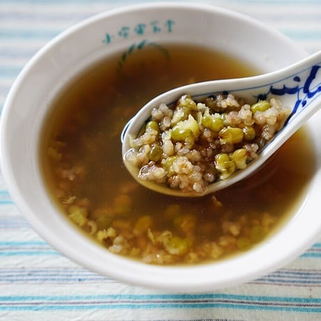 【クール便発送】【冷凍】緑豆と炒り玄米の薬膳ぜんざい・4袋入り