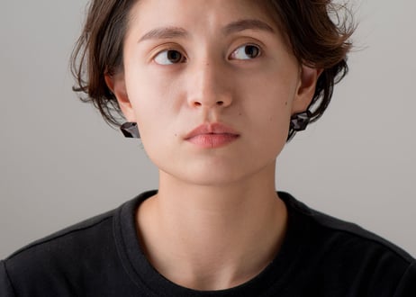 CHAMFER SHORT  EARRINGS / PIERCE