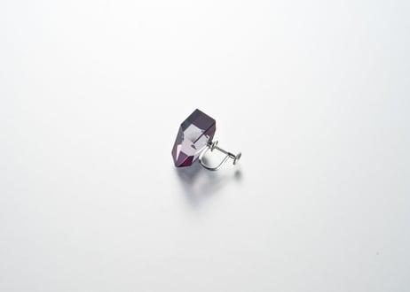 CHAMFER SHORT  EARRINGS / PIERCE