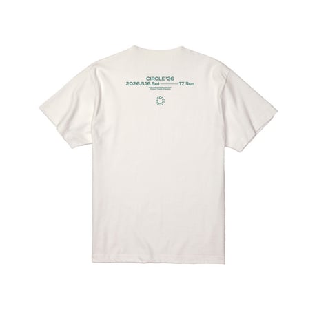 CIRCLE '26 Tシャツ【バニラホワイト】