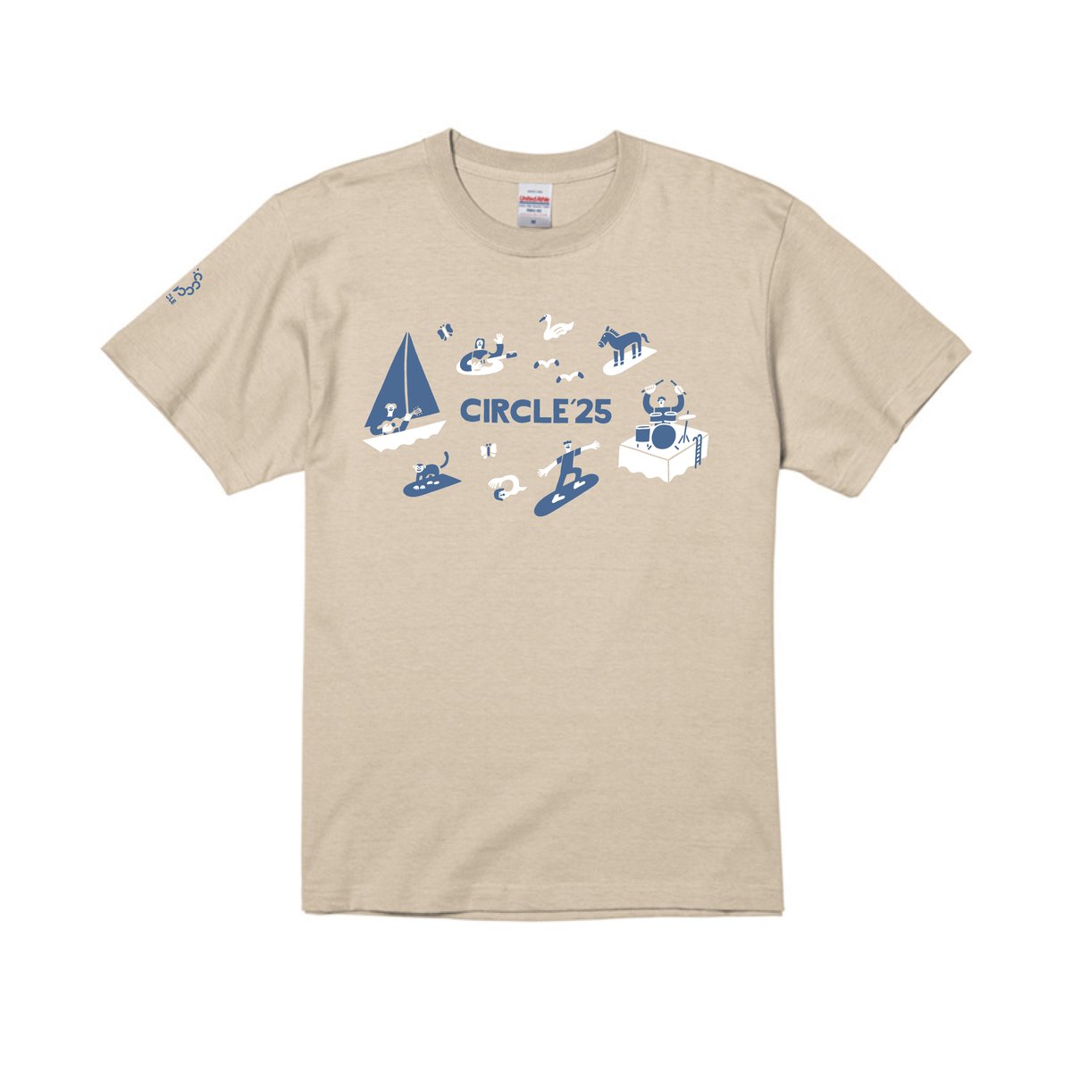CIRCLE '25 Tシャツ【サンドベージュ】 | CIRCLE STORE