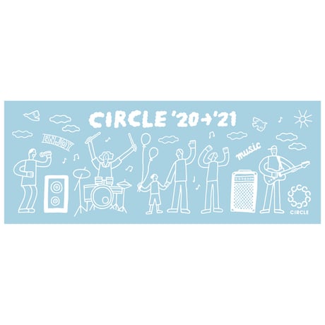 CIRCLE'20→'21 手ぬぐい