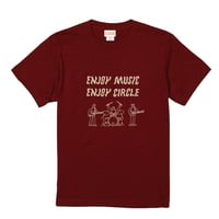 CIRCLE T-Shirts (バーガンディ)