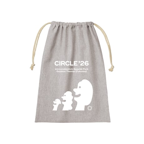 CIRCLE '26 巾着