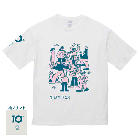 CIRCLE'23 Tシャツ【ホワイト】