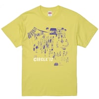 CIRCLE '12 復刻Tシャツ 【ライトイエロー】