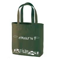 CIRCLE'16 オフィシャル トートバッグ モスグリーン (内ポケット付き)