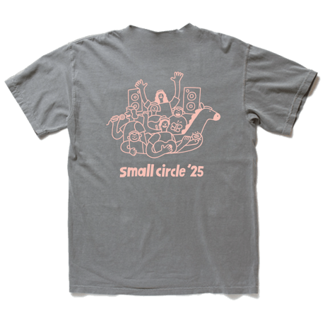 small circle '25 Tシャツ【グレー】