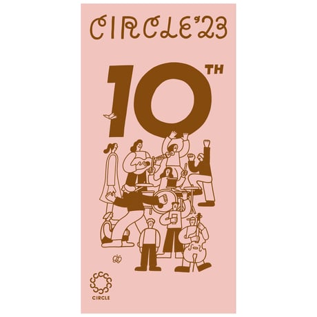CIRCLE 10th バスタオル