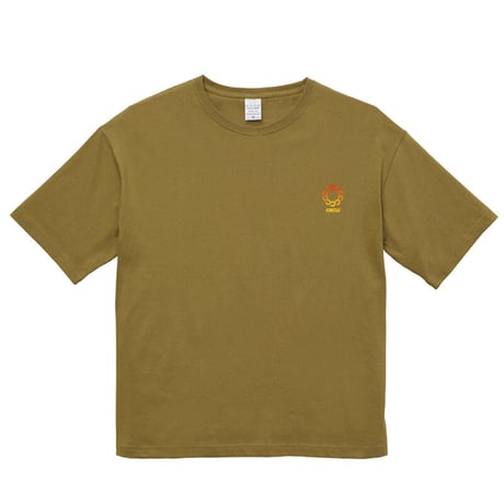 ENJOY! CIRCLE Tシャツ 【サンドカーキ】