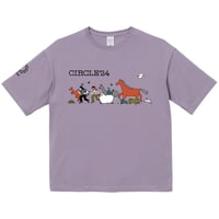CIRCLE'24 Tシャツ【スモーキーパープル】