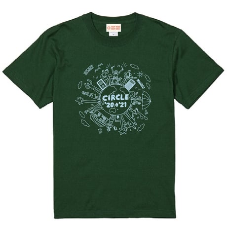 CIRCLE'20→'21 T-Shirts  【アイビーグリーン】