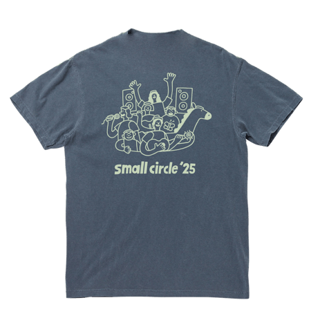 small circle '25 Tシャツ【ブルージーン】