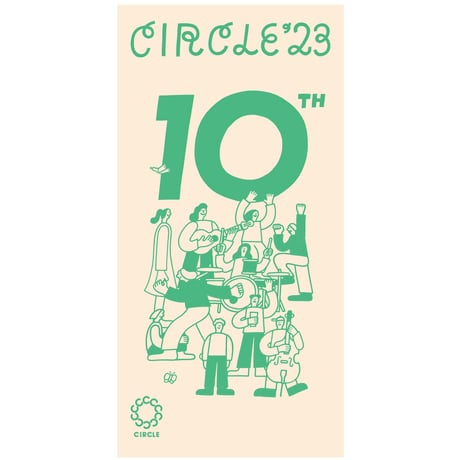 CIRCLE 10th バスタオル