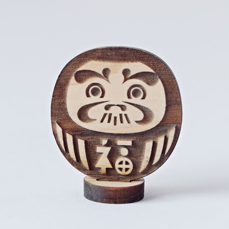 木製だるま（熊野のヒノキ製）