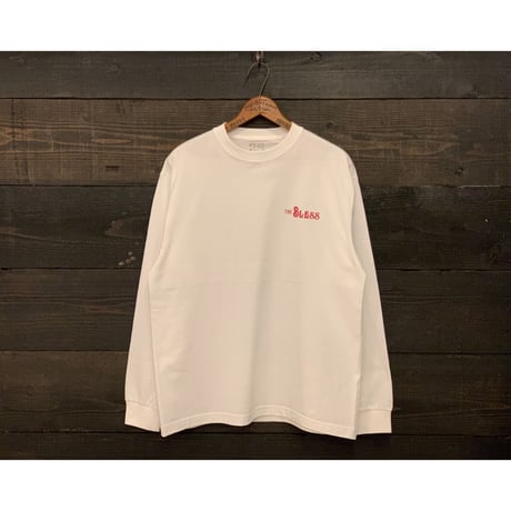 2022s L/S T-SHIRTS (WHITE/RED)