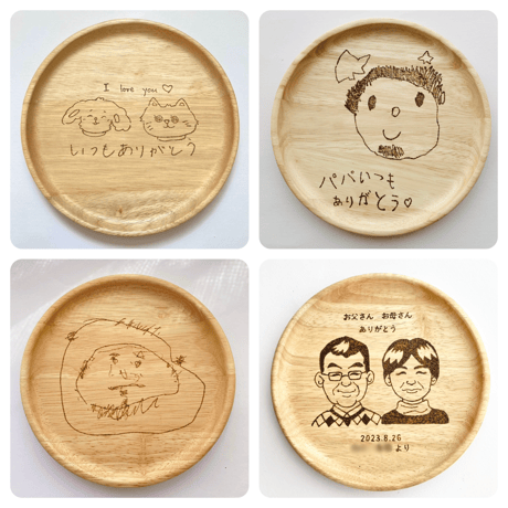 【オーダーメイドで作る＊似顔絵/イラストプレート】