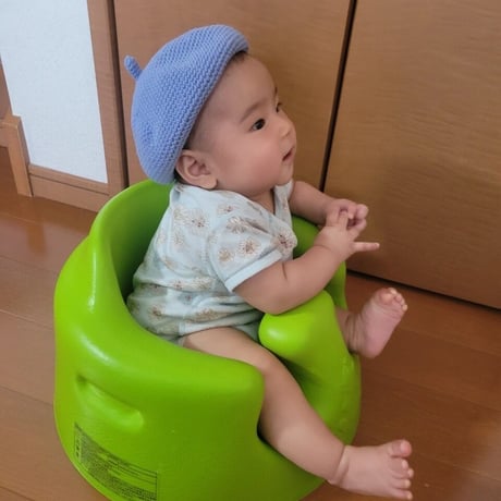 【あったか手編みのどんぐりベレー帽＜秋冬＞】ベビー・キッズ